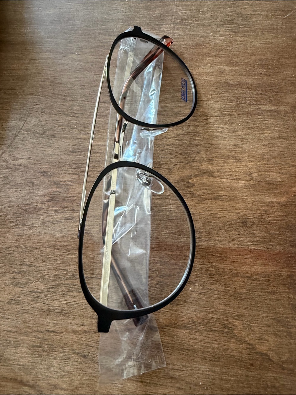 Robert Mitchel - Men's Round Black Eyeglass Frames - 53-20-145